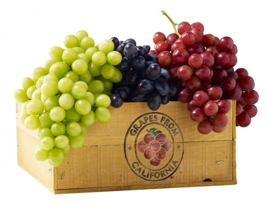 California exports more than one third of its table grapes